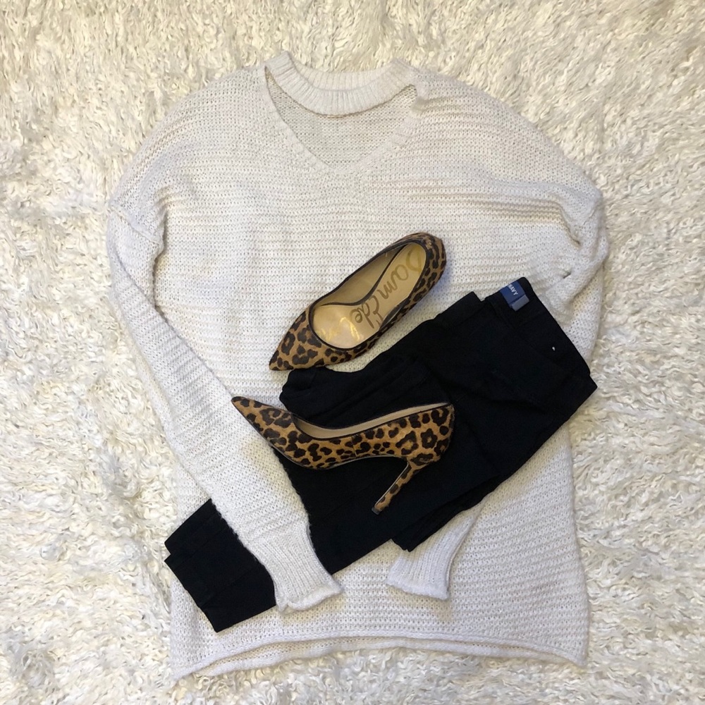 Cream sweater